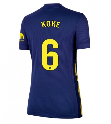 Atletico Madrid Koke #6 Bortatröja Dam 2025-26 Kortärmad